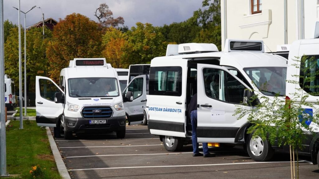 Microbuze școlare electrice pentru transportul elevilor din Dâmbovița